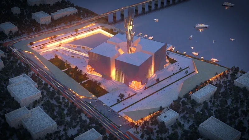 Waterfront Cultural Centre — Aerial, wide