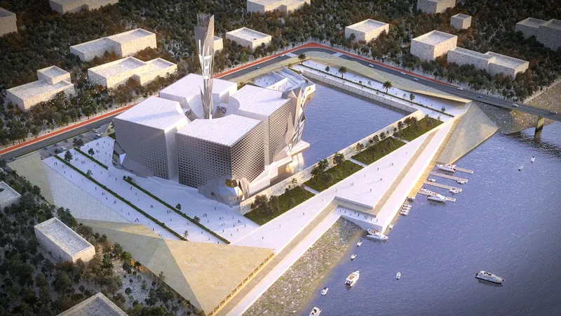 Waterfront Cultural Centre — Massing study, day
