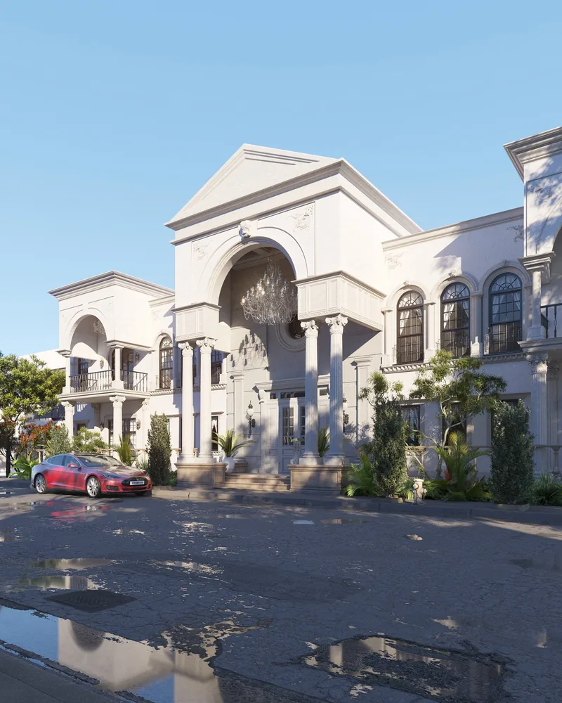Classical Exterior Study — Facade, daylight